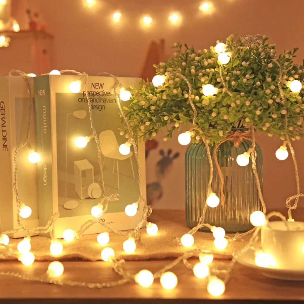 LumiereBalls Garland - Magical Illuminated Decoration