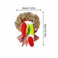 Magical Christmas Wreath - Playful Elf Legs for Festive Decoration