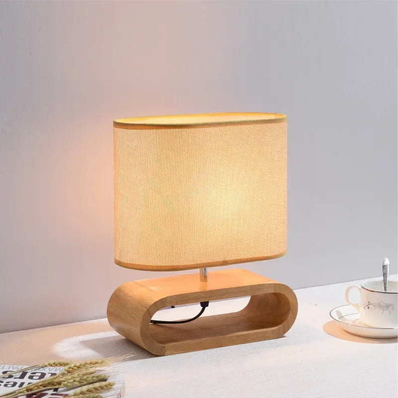 ZenWood – Elegant Japanese Desk Lamp for Ambiance