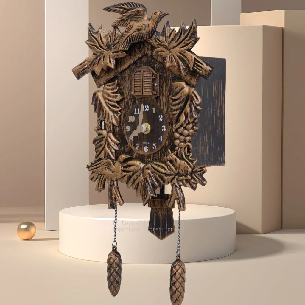 CuckooChime Clock - Timeless Wall Clock with Bird Sound