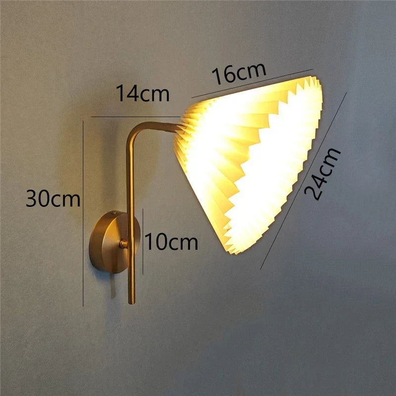 NordicLuxe - Luxury Gold Wall Lamp for the Bedroom