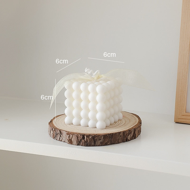 BubbleGlow Candle - Trendy Candle for Your Interior