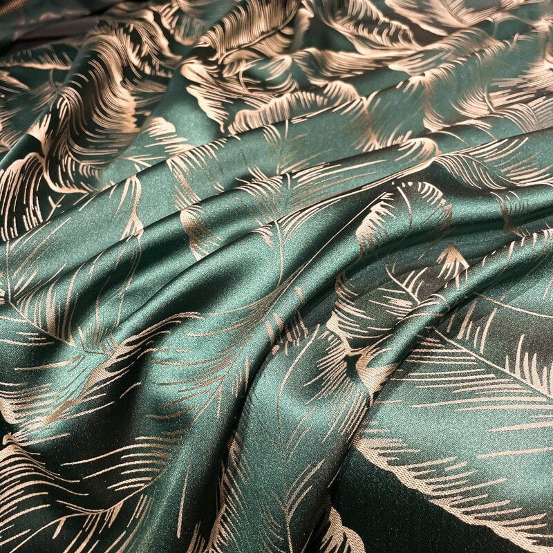 Verdant Leavescape – Luxury Egyptian Cotton Duvet Cover Set