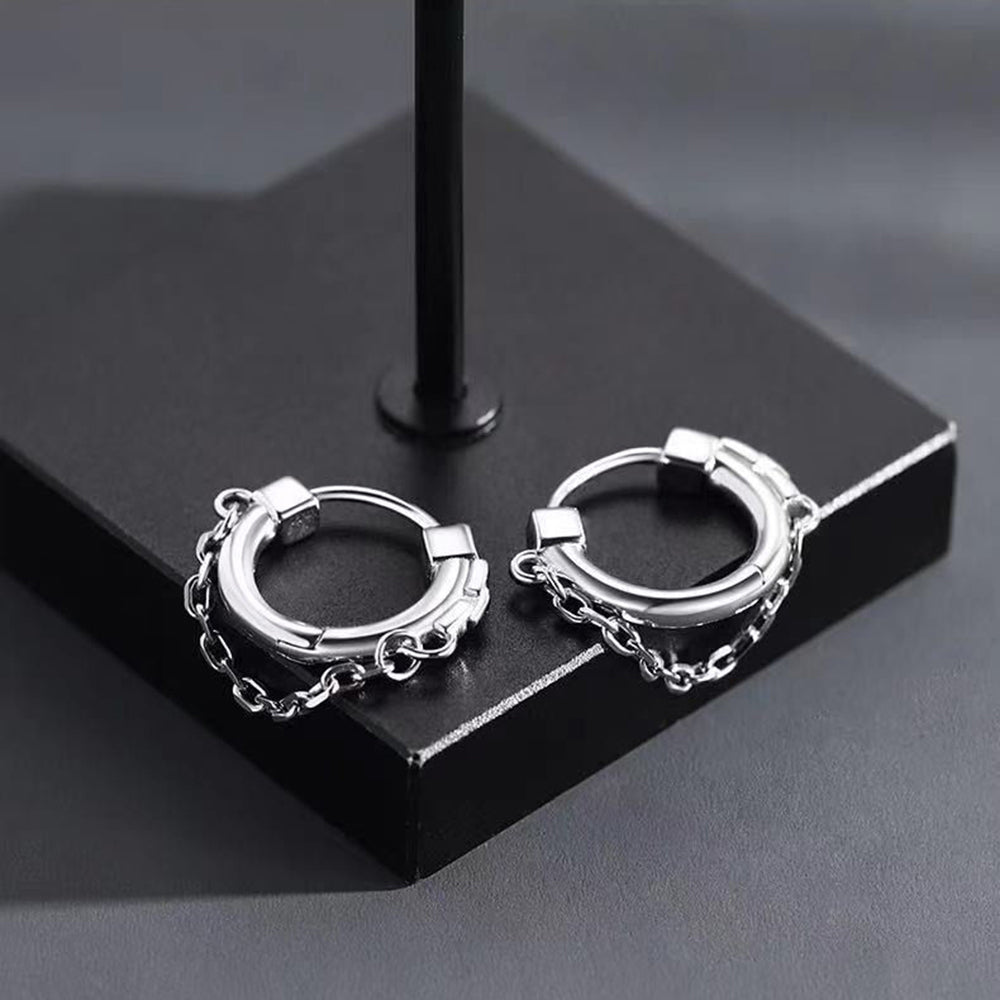 ChainHoops Earrings – Trendy Elegant Hoop Earrings