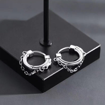 ChainHoops Earrings – Trendy Elegant Hoop Earrings