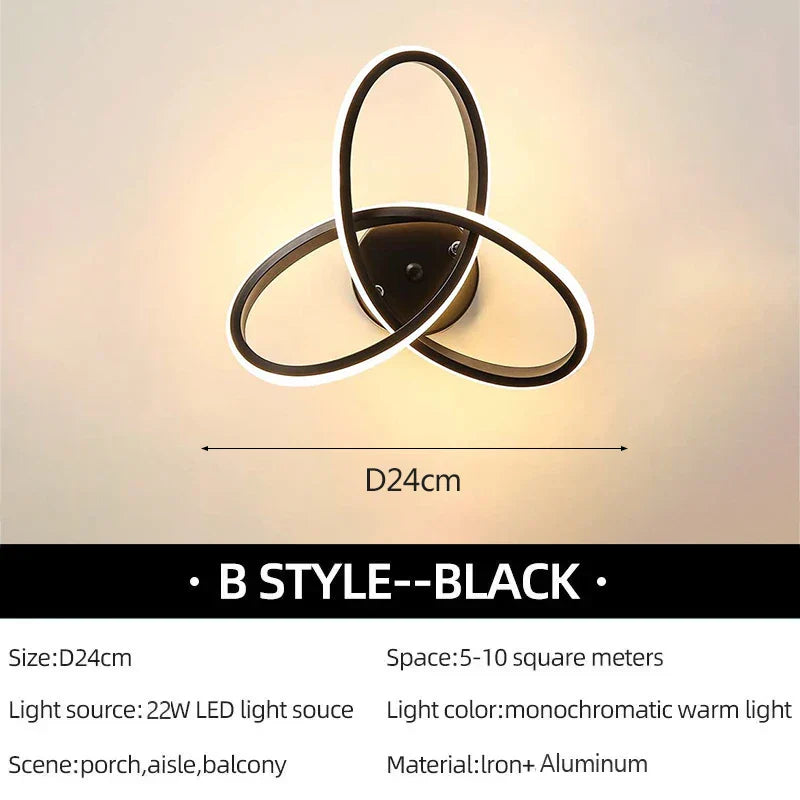 LuxeLED – Elegant LED Ceiling Lamp for Living Room