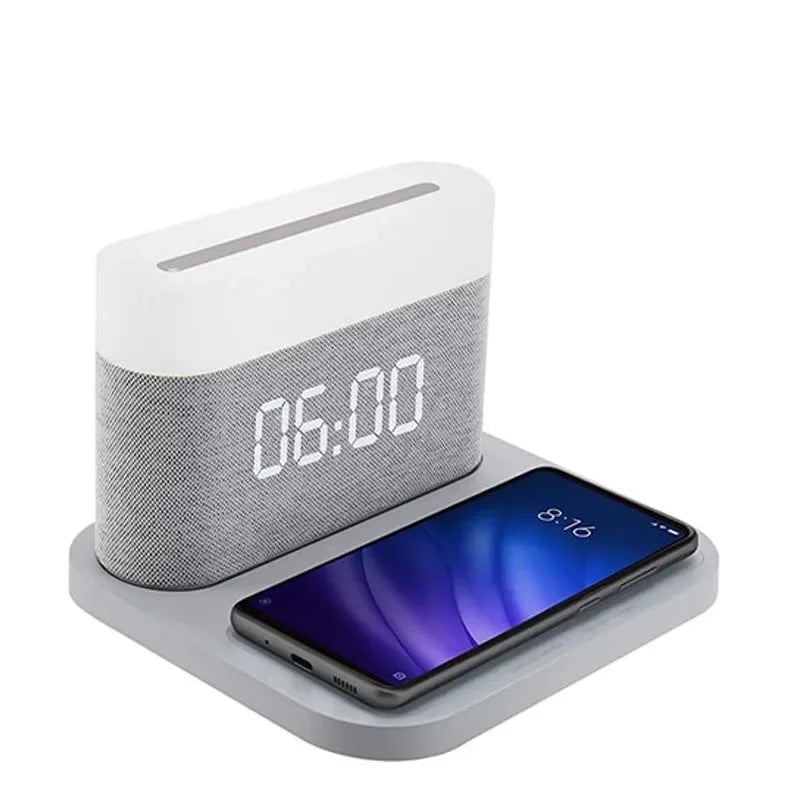 SmartCharge - Multifunctional Charging Station with Alarm and Night Light