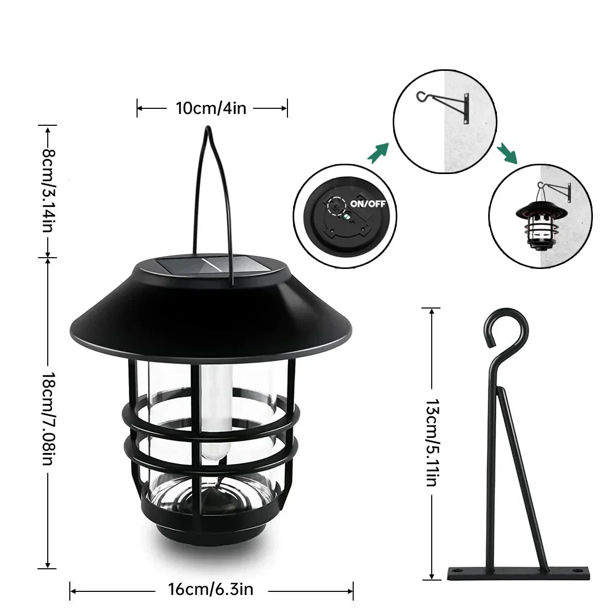 Flamma Glow - Enchanting Solar Wall Lights Set