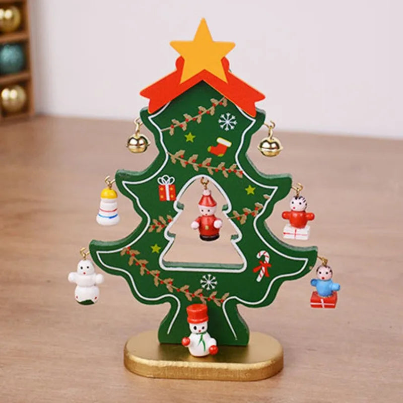 CharmTree Christmas Tree - Handmade 3D Wooden Christmas Decoration