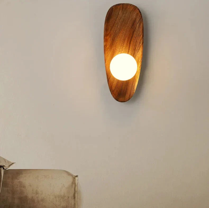 BoisLumi Wall – Natural Wooden Wall Lamp for Atmospheric Lighting
