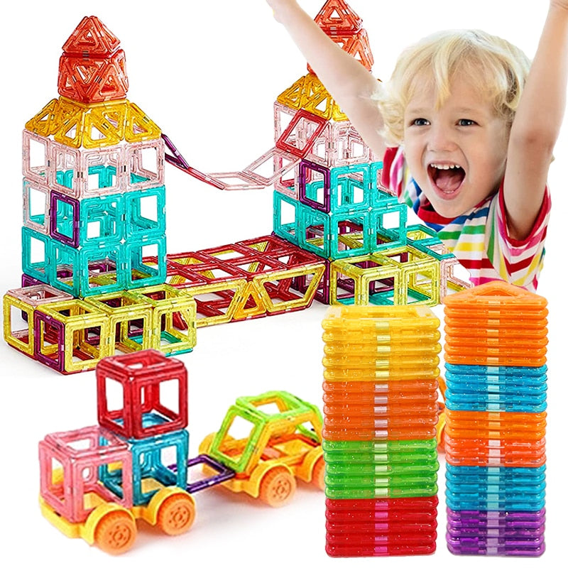 Magnetic Toy Building Set - Play for educational development