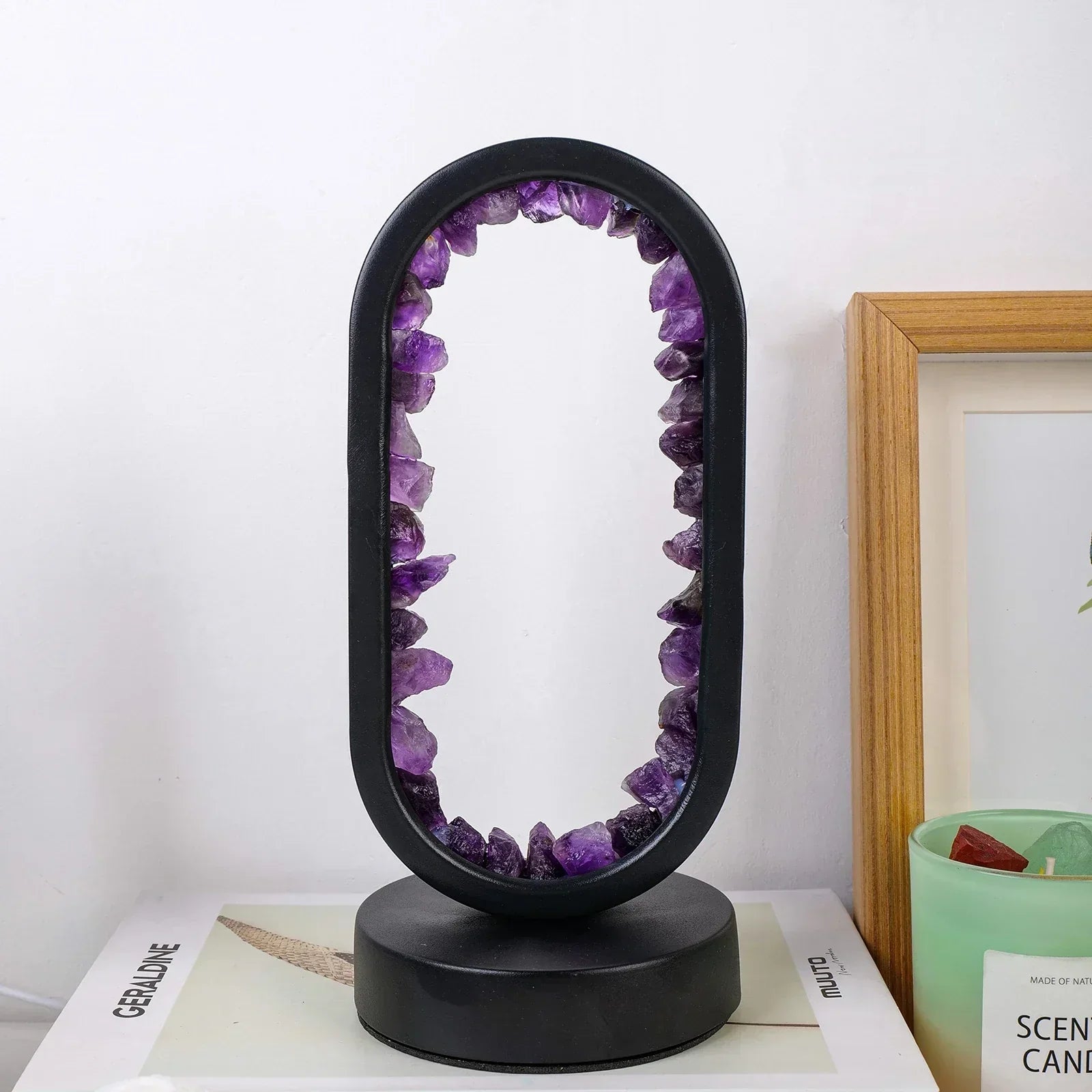 Amethystique – Elegant Natural Crystal Lighting