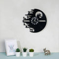 Star Wars Vinyl Clock - LED Wall Decor for Bedroom
