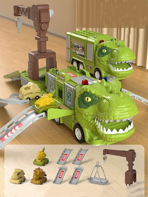 DinoRoar Truck - Foldable Dinosaur Adventure Wagon