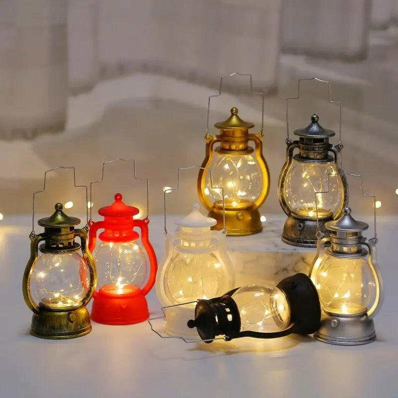 Nostalgic Glow Lantern - Vintage LED Lantern for indoor and outdoor use