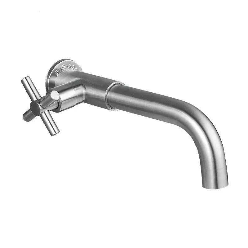 Luxury Wall-Mounted Faucet with Waterfall Design for Bathroom Renovation