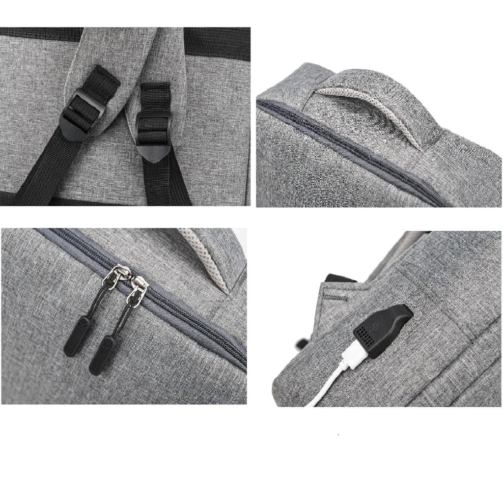 Modern TechSafe Backpack - With handy USB charging functionality