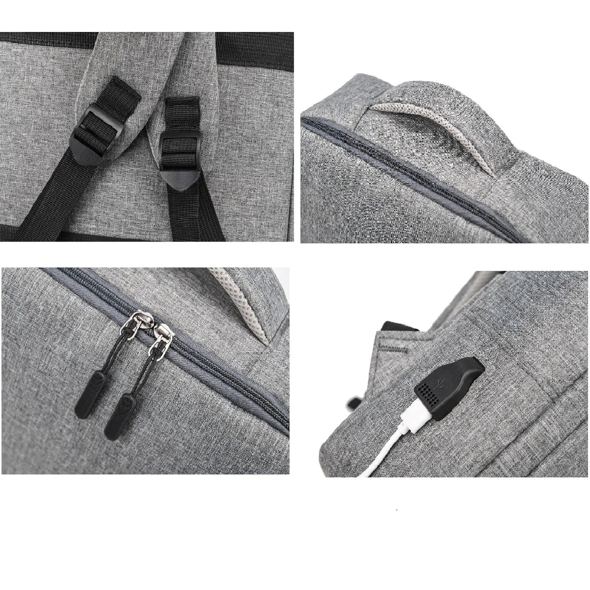 Modern TechSafe Backpack - With handy USB charging functionality