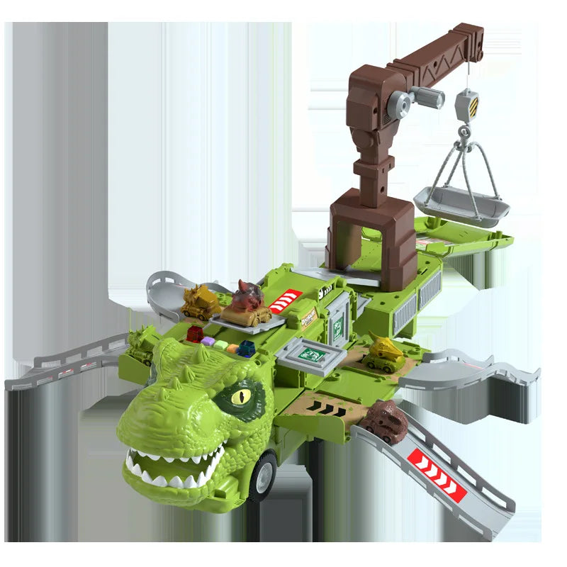 DinoRoar Truck - Foldable Dinosaur Adventure Wagon