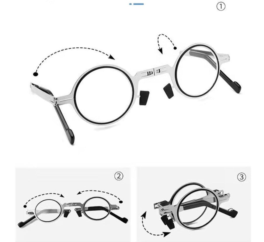 FoldVision - Stylish Foldable Reading Glasses for On the Go