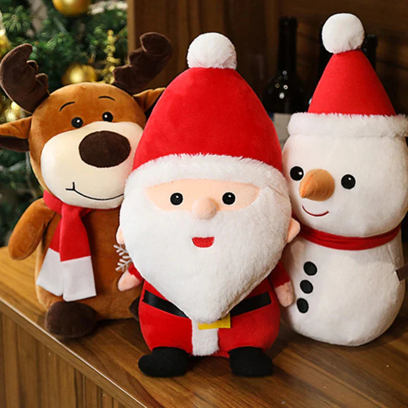 Cozy Christmas Plushies - Enchanting Animal Plush Toys for Christmas