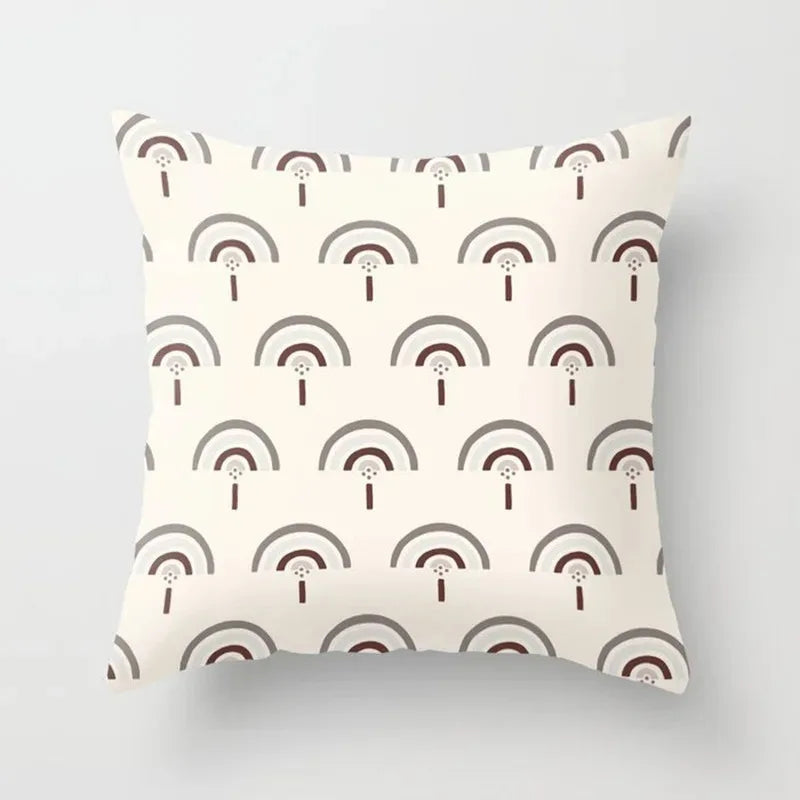 VelvetHaven Cushion Cover - Stylish Botanical Cushion Cover for a Fresh Interior Makeover