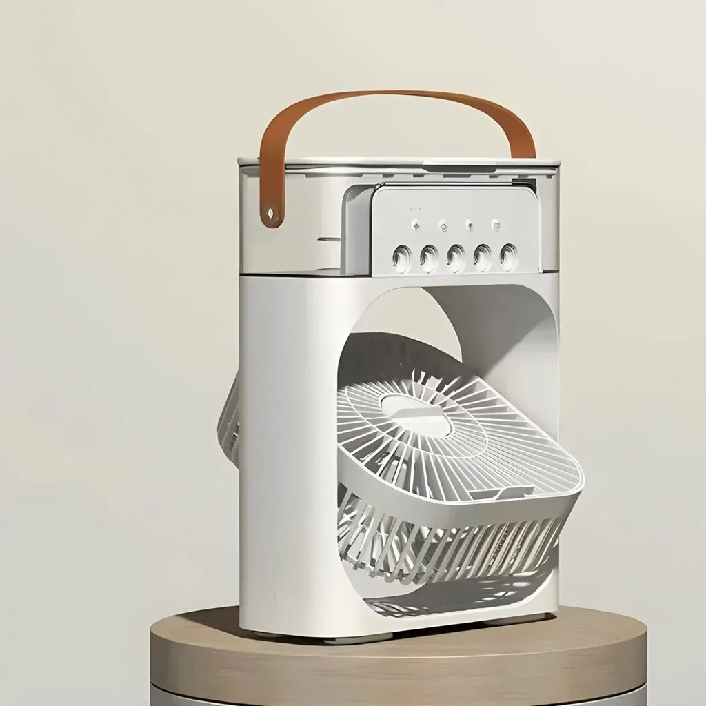 BreezeMaster 3-in-1 Air Conditioner Fan with LED Colors