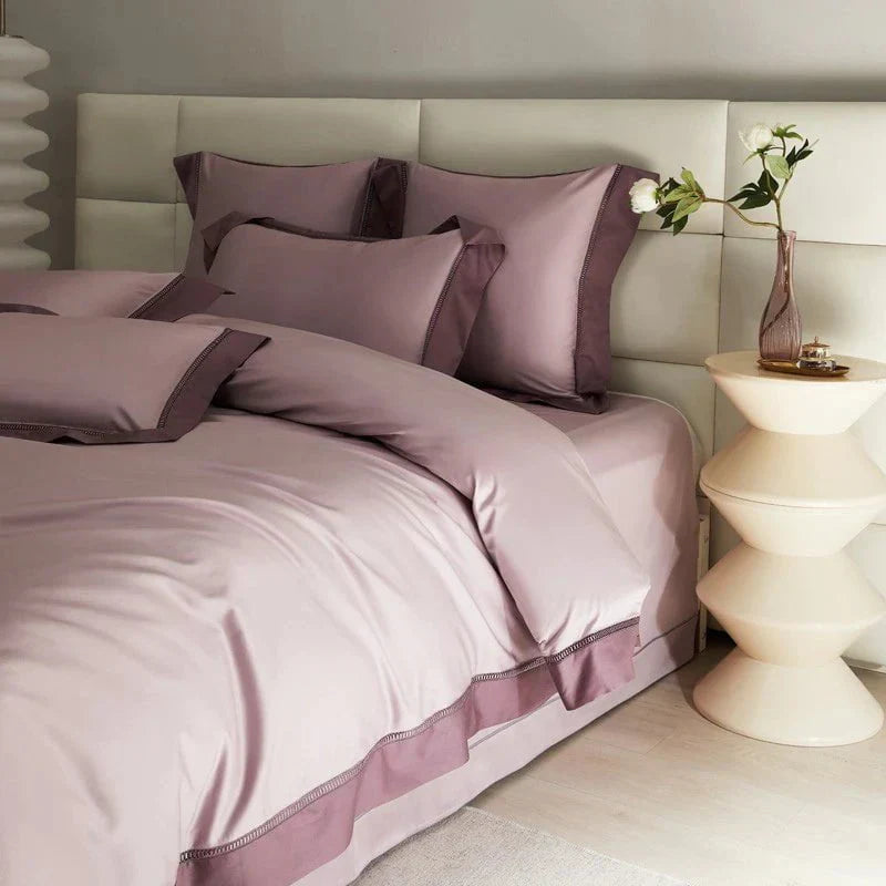 Mystique Mauve – Luxury Egyptian Cotton Duvet Cover Set