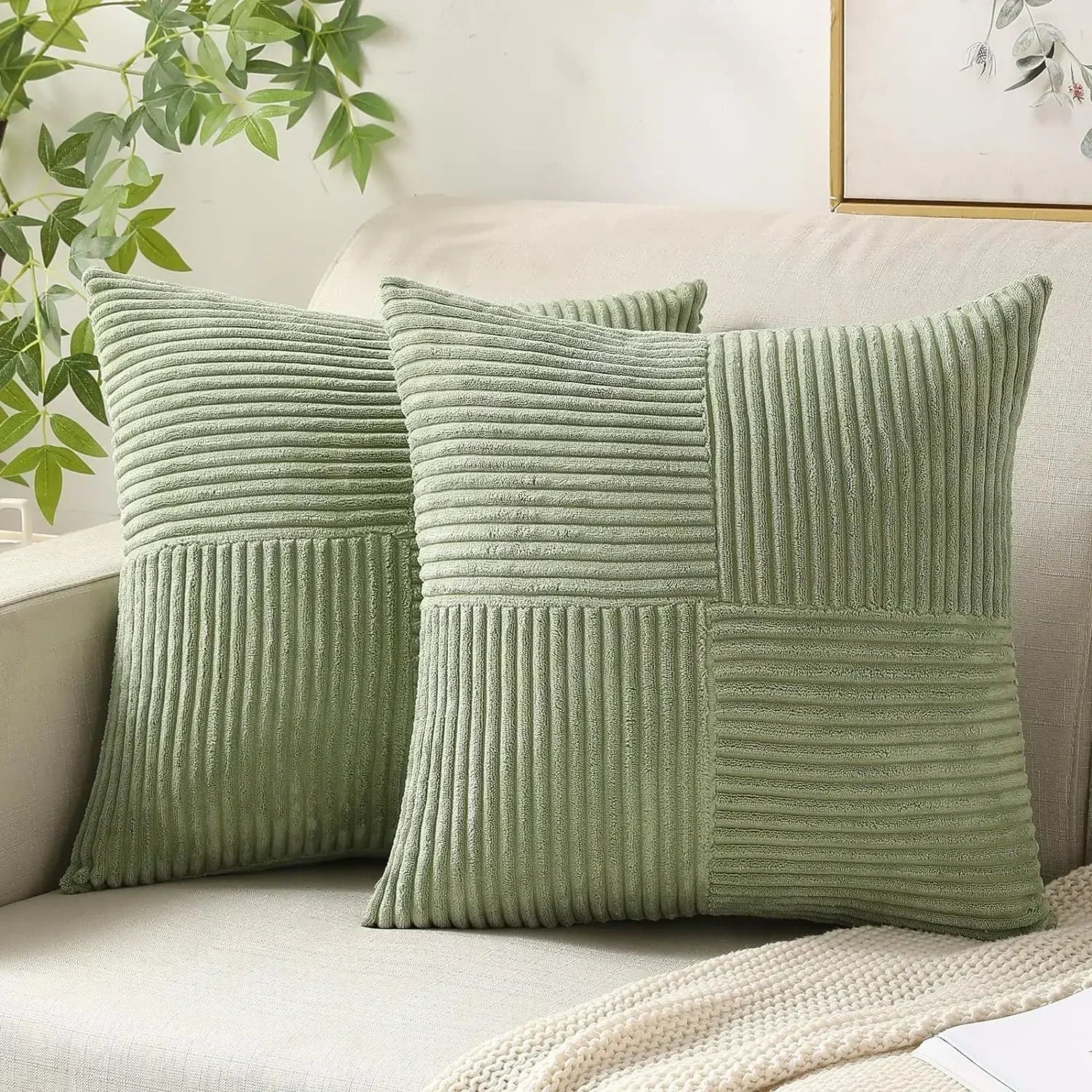 Quintessence Cushion Covers - Stylish Set of 2 Cushion Covers for Any Interior