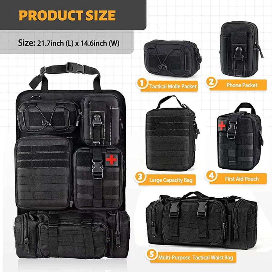 TactiGear – Stijlvolle Auto Organisator voor Ophangen