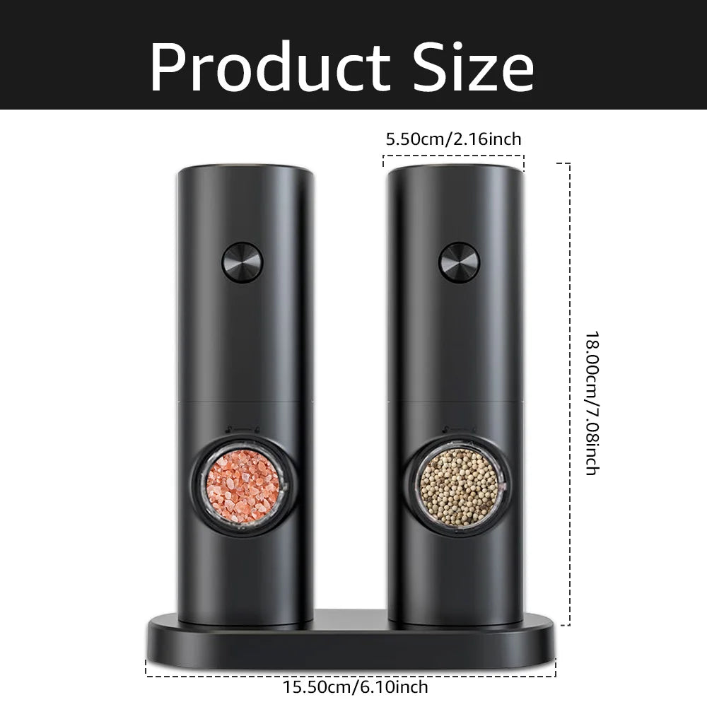 SpiceLite – Luxury Electric Salt and Pepper Grinder