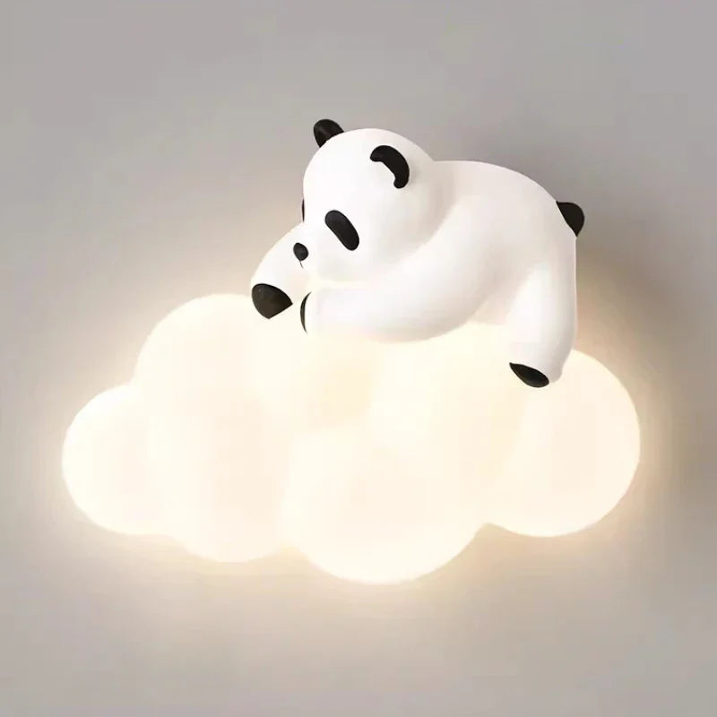 PandaGlow Lamp - Adorable LED Wall Lighting for Children