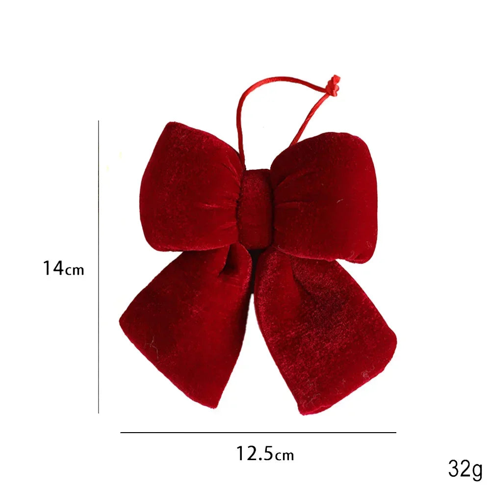 Red Velvet Bow - Luxury Red Velvet Bow for Decoration