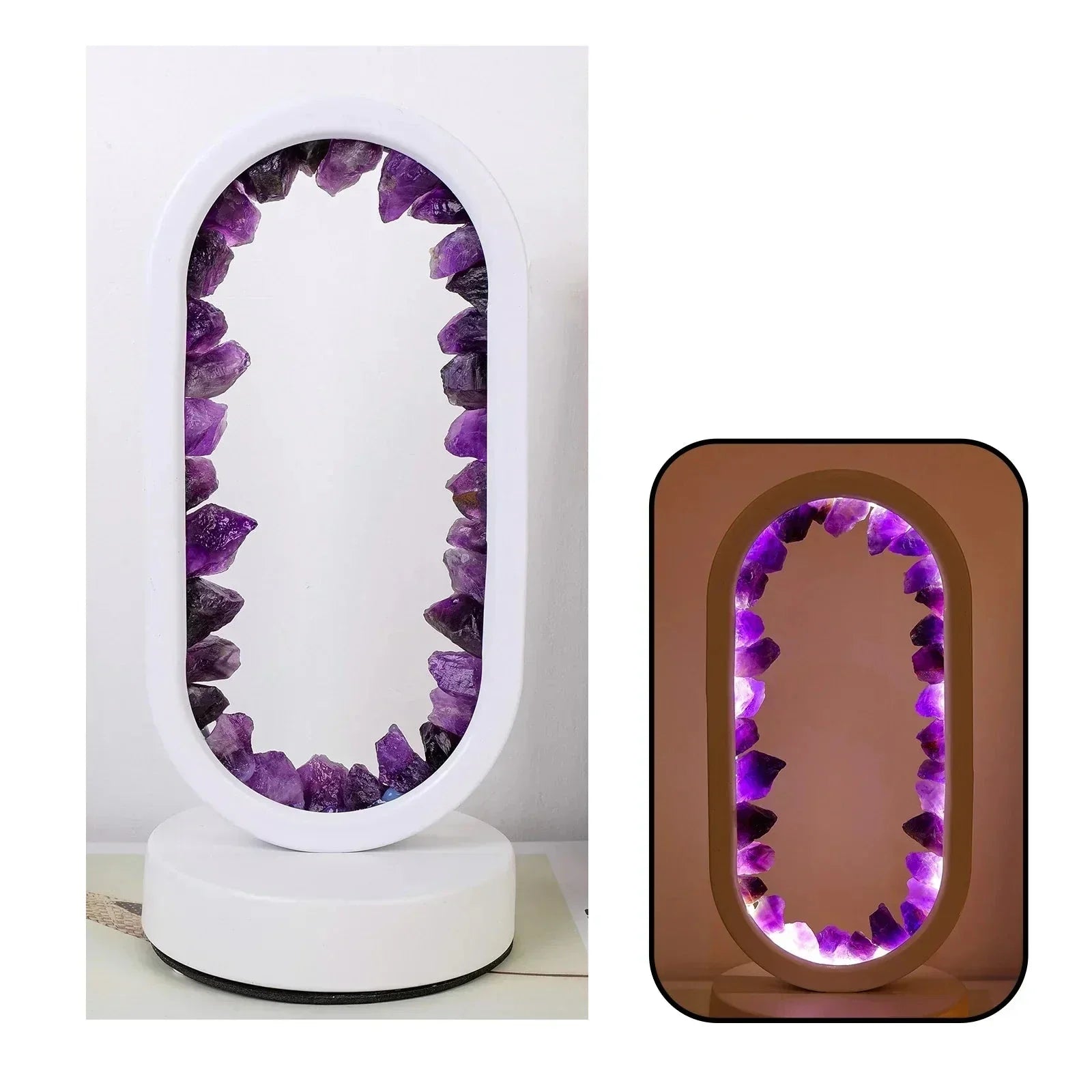 Amethystique – Elegant Natural Crystal Lighting