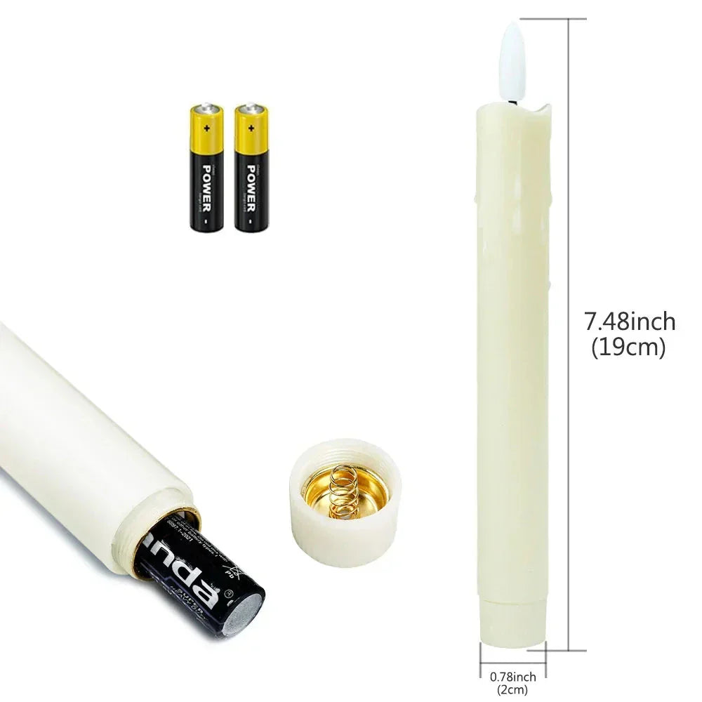 TaperFlame – Elegant Flameless LED Candles Set of Two