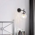 LumiSconce – Black Golden Glass Wall Lamp