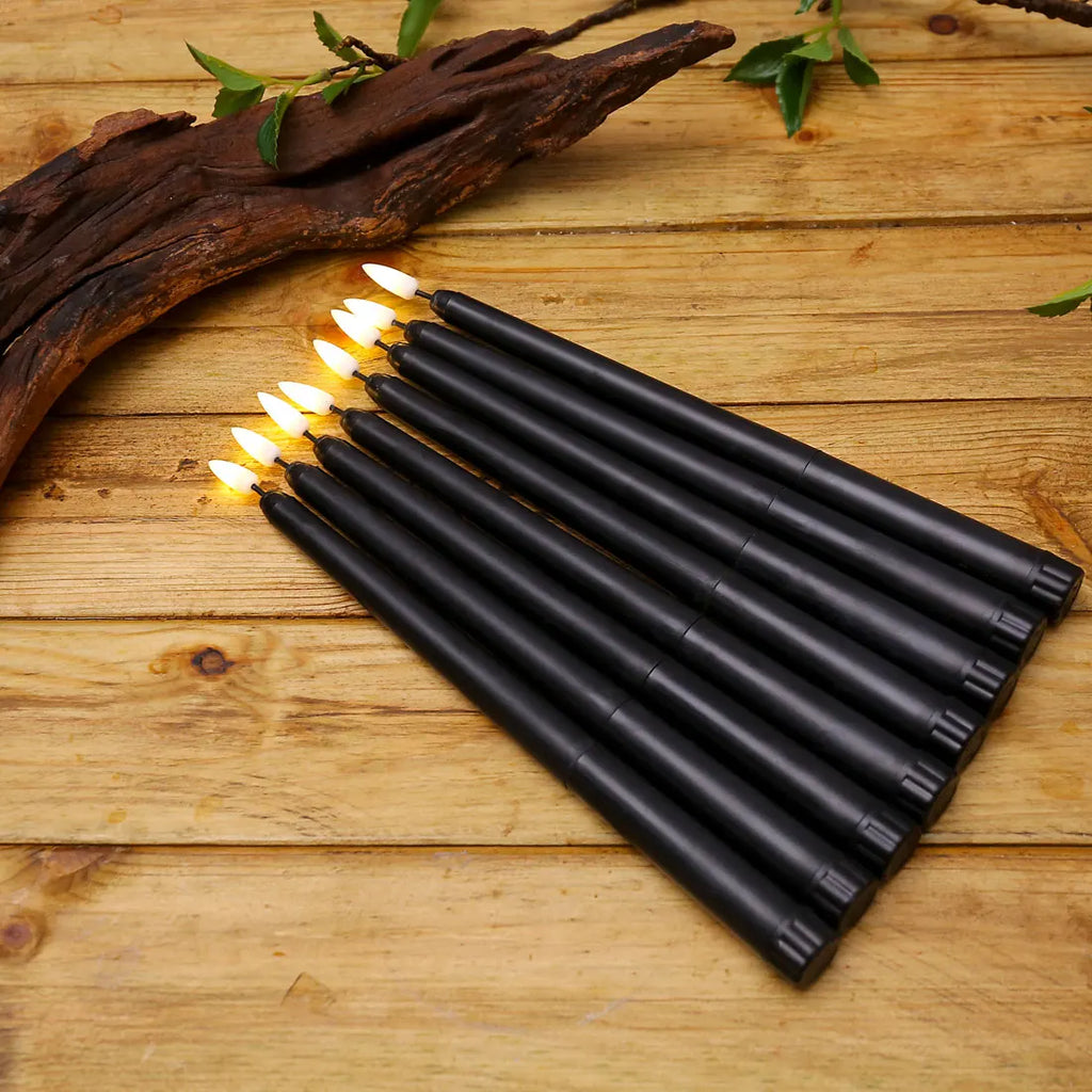 Nightfall LED Candles - Mystic Black LED Candles for Halloween