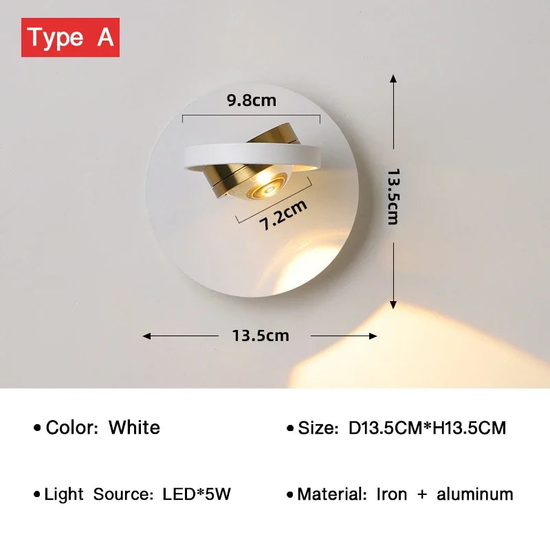 BrightTurn – Adjustable LED Wall Lamp for Any Room