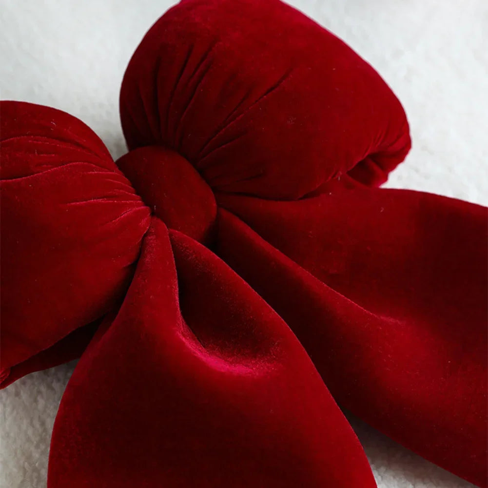 Red Velvet Bow - Luxury Red Velvet Bow for Decoration