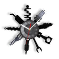 AutoRepair Clock - Modern Garage Vinyl Wall Clock