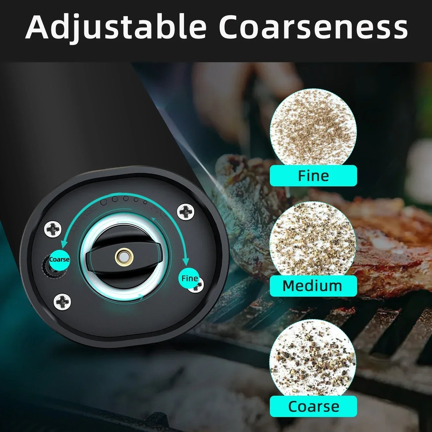 SpiceLite – Luxury Electric Salt and Pepper Grinder
