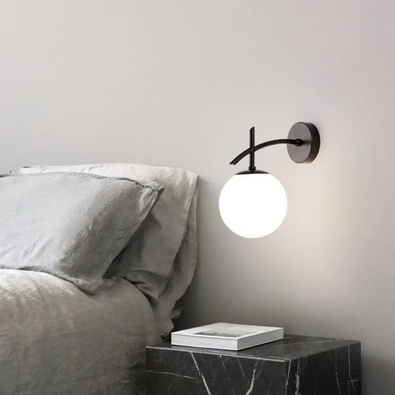 LumiSconce - Black Gold Glass Wall Lamp