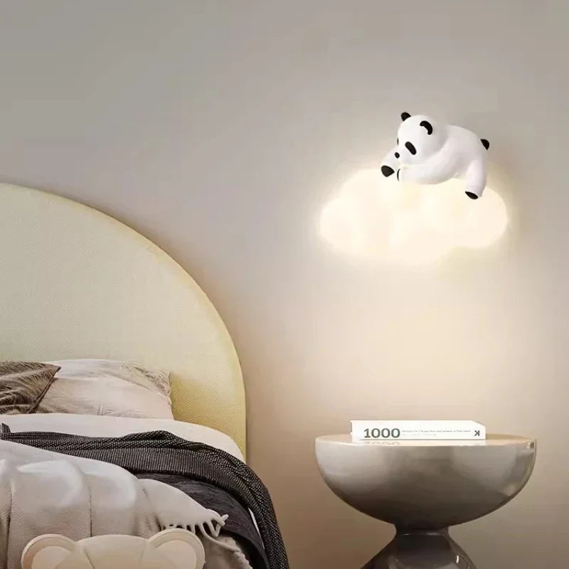 PandaGlow Lamp - Adorable LED Wall Lighting for Children