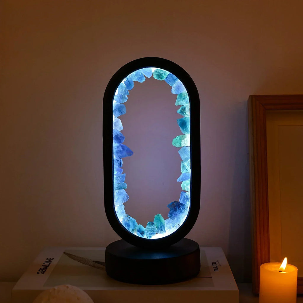 Amethystique – Elegant Natural Crystal Lighting