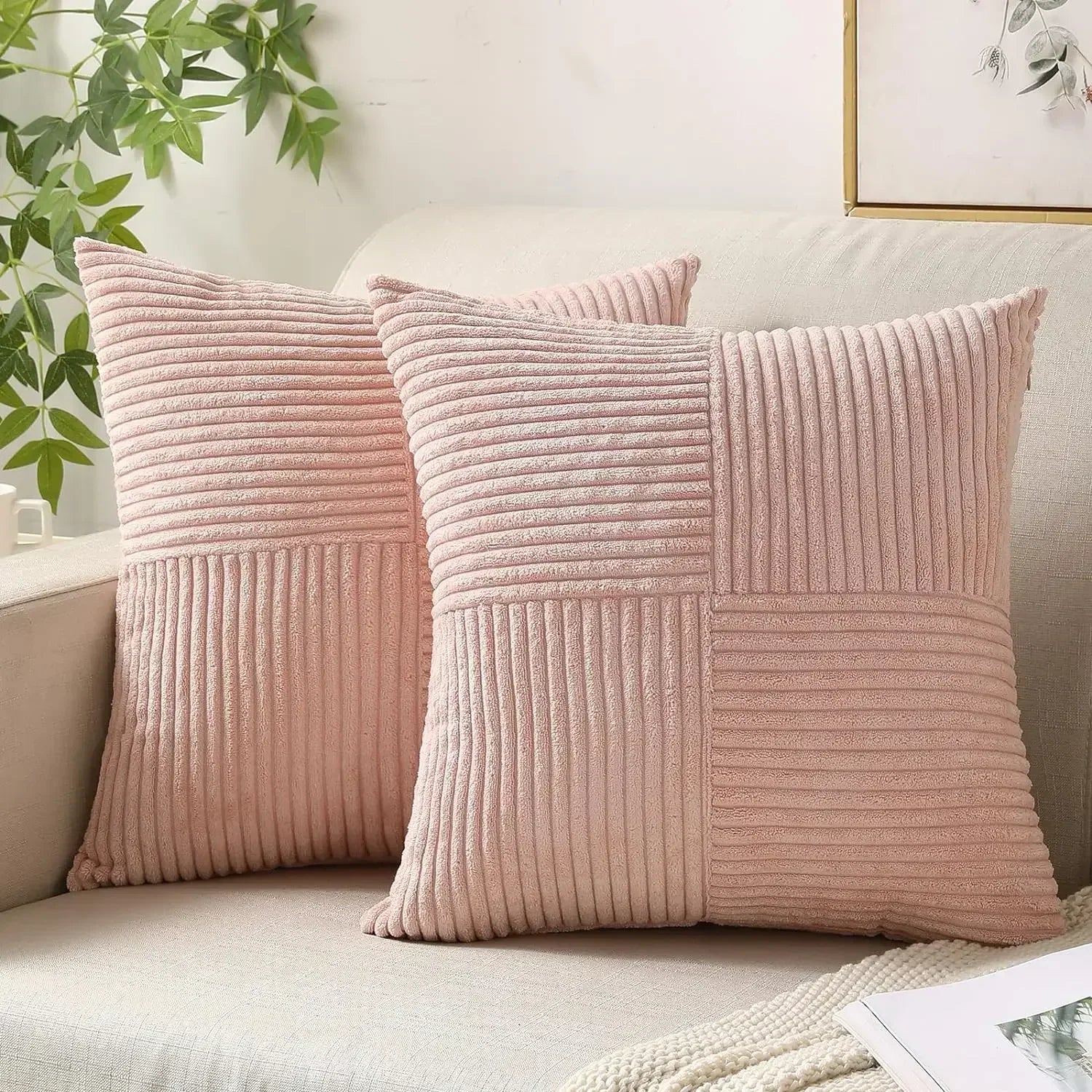 Quintessence Cushion Covers - Stylish Set of 2 Cushion Covers for Any Interior