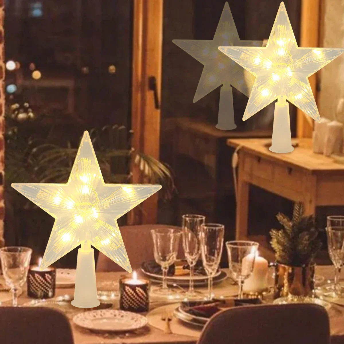Starlit - Magical LED Star for Christmas Tree Decoration