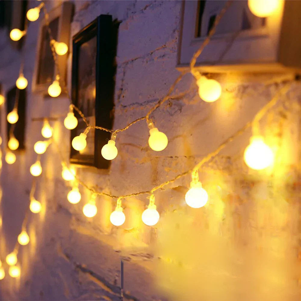 GlowSphere String Lights - Enchanting Decoration for Parties