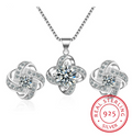 Charming Love Knot Necklace and Earrings Set | The ideal gift!