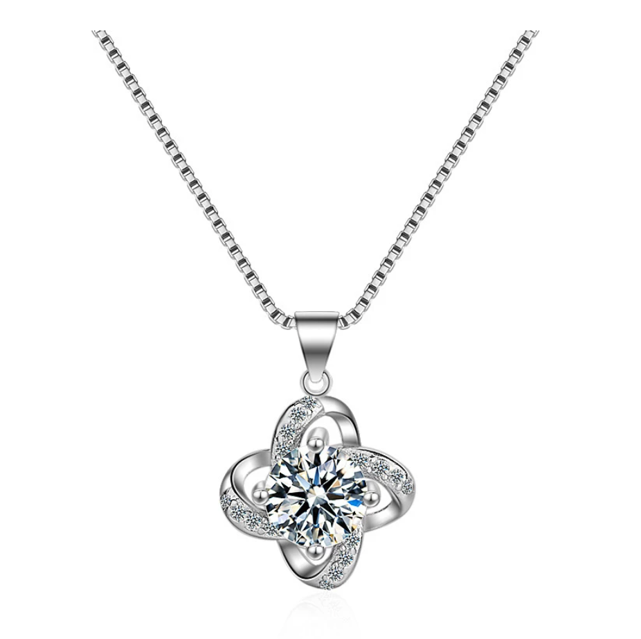 Charming Love Knot Necklace and Earrings Set | The ideal gift!
