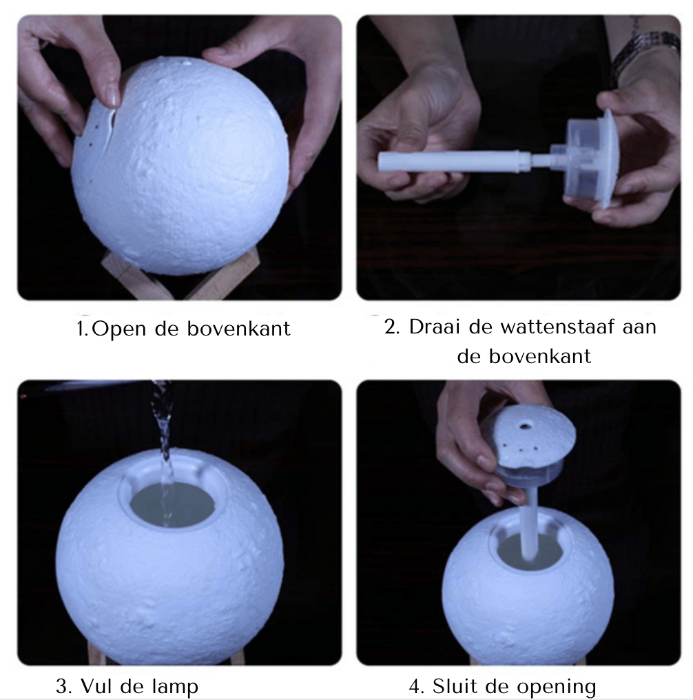 MoonBreeze Purifier - Moon Lamp and Humidifier